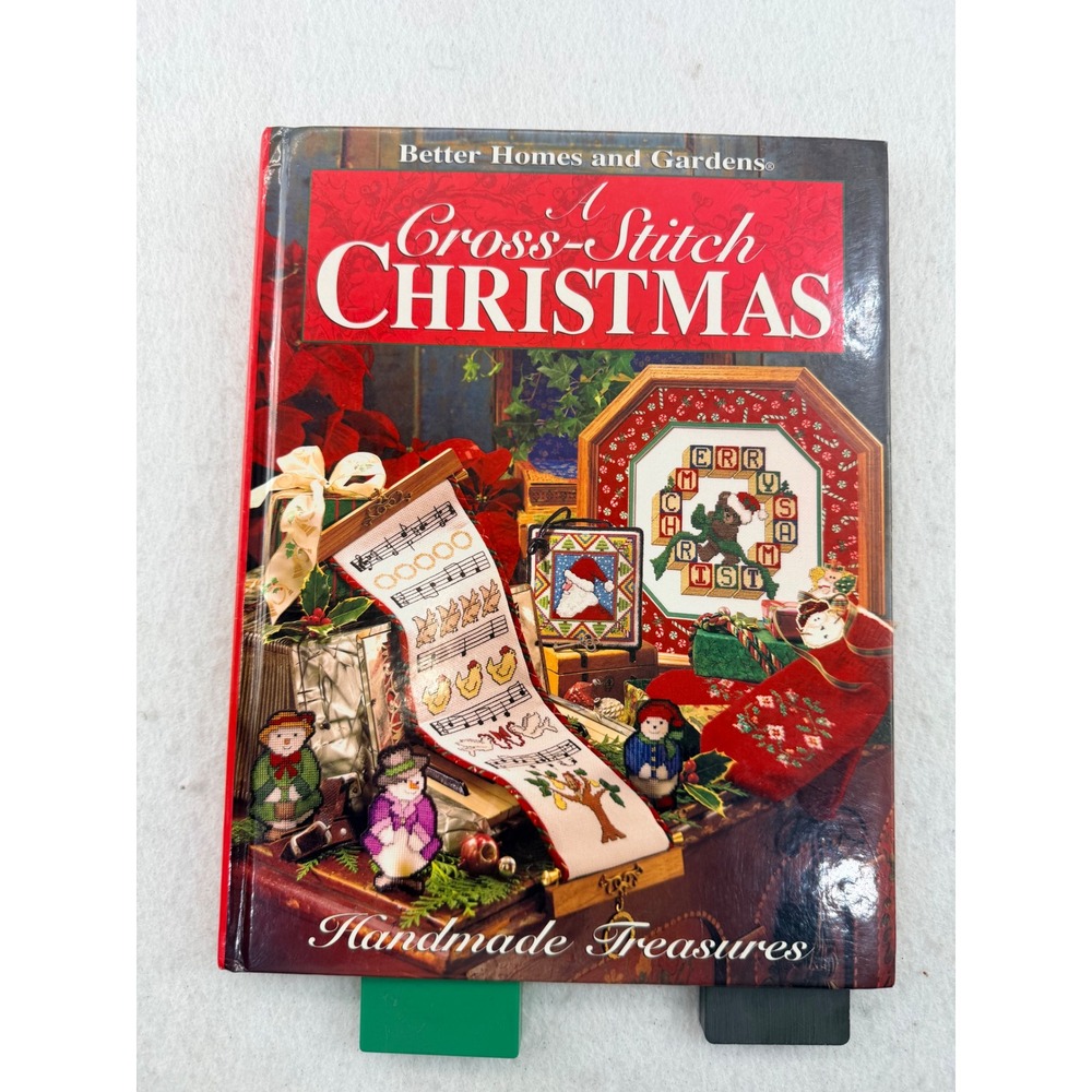 Better Homes and Gardens A Cross-Stitch Christmas Handmade Treasures 1995 Book